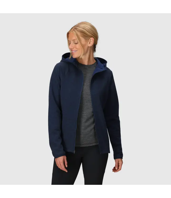 WOMEN'S OUTDOOR RESEARCH CRESCENT FLEECE FULL ZIP HOODIE