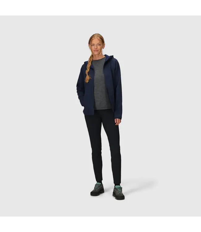 WOMEN'S OUTDOOR RESEARCH CRESCENT FLEECE FULL ZIP HOODIE