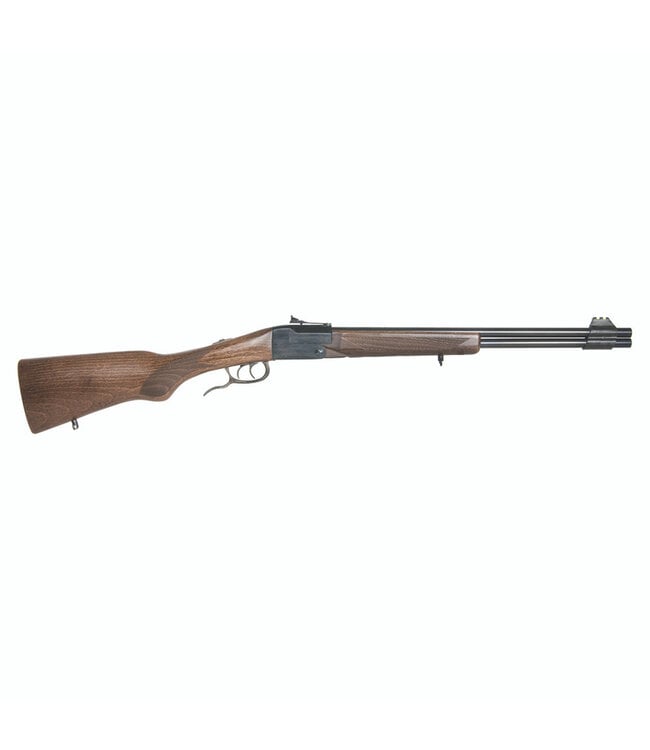 CHIAPPA DOUBLE BADGER OVER/UNDER FOLDING SHOTGUN/RIFLE - .22 LR/20-GAUGE - 19" BARREL