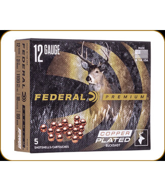 FEDERAL FEDERAL - 12 GA 3.5" - 18 PELLETS - SHOT 00 BUCK -5CT