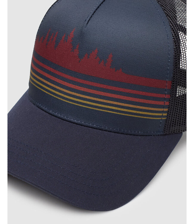 TENTREE RETRO TREELINE ALTITUDE HAT MIDNIGHT BLUE / CRIMSON