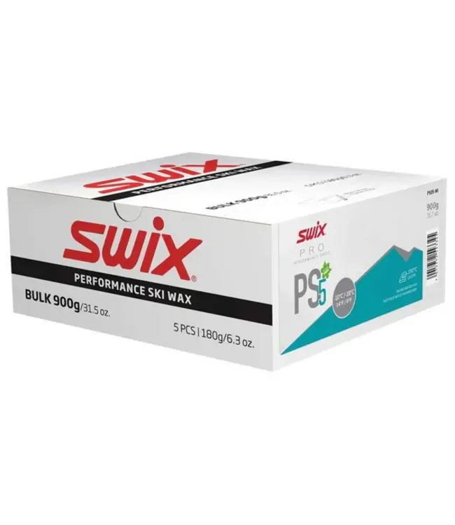 SWIX PS5 (-18°C/-10°C) TURQUOISE PERFORMANCE SPEED 5 GLIDE WAX