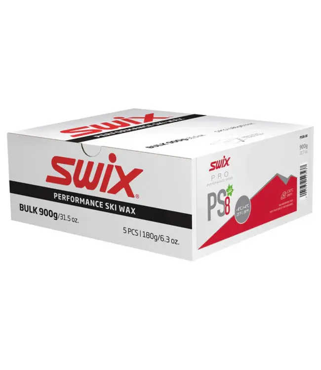 SWIX PS8 (-4°C/+4°C) RED PERFORMANCE SPEED 8 GLIDE WAX