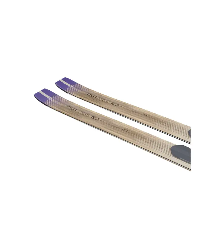 SALOMON OUTSIDE 82 GRIP W/ BC OUTSIDE BINDINGS BACK COUNTRYSKI SET