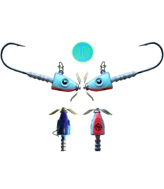 FROSTBITE FROSTBITE HEADSPINNER PROPELLER JIG 3/16 (2 PACK)