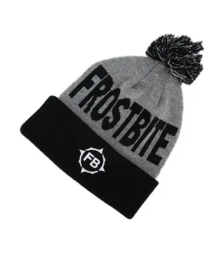 FROSTBITE FROSTBITE POM POM BEANIE- BLACK