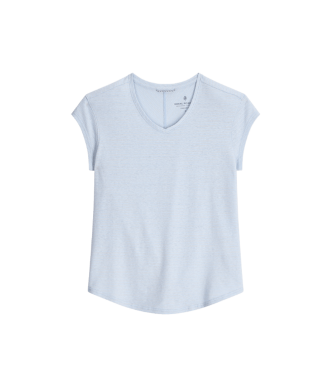 WOMEN'S ROYAL ROBBINS VACATIONER V-NECK SHORT SLEEVE TOP