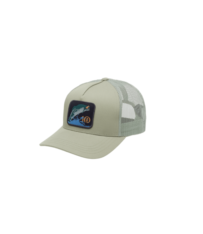 TENTREE LAKE LOGO ALTITUDE HAT LIGHT MOSS/FISH