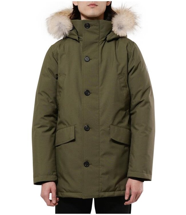 MEN'S QUARTZ TAYLOR DOWN PARKA MILITARY GREEN 2X-LARGE