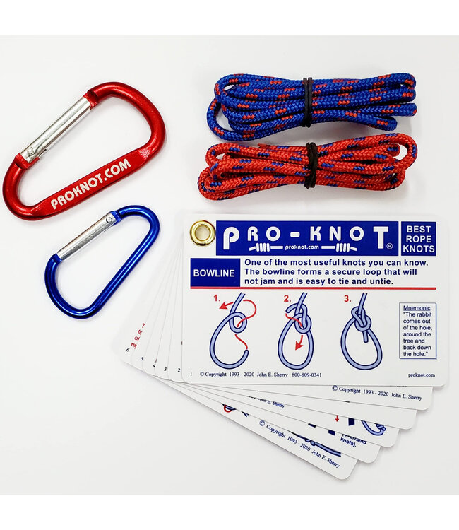 PRO-KNOT KNOT TYING CARDS- KNOT TYING KIT
