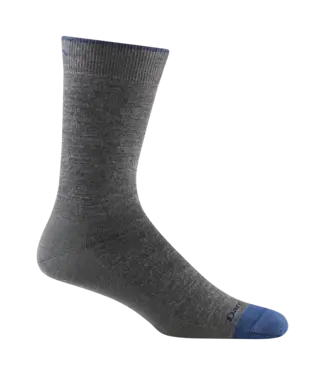 DARN TOUGH MEN'S DARN TOUGH SOLID CREW LIGHTWEIGHT LIFESTYLE SOCK