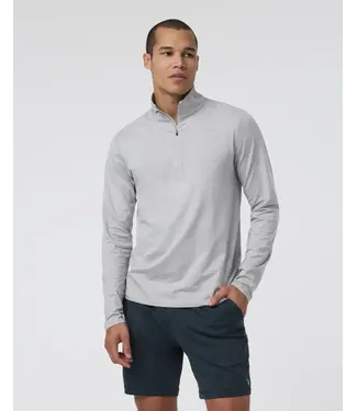 VUORI MEN'S VUORI PONTO HALF ZIP MOCK NECK