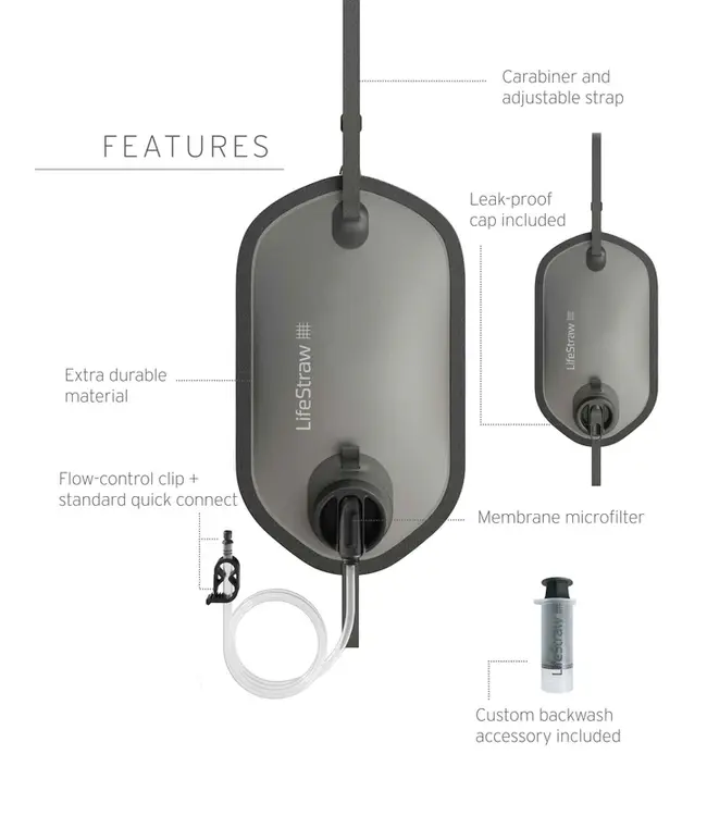 LIFESTRAW PEAK SERIES GRAVITY WATER FILTER SYSTEM