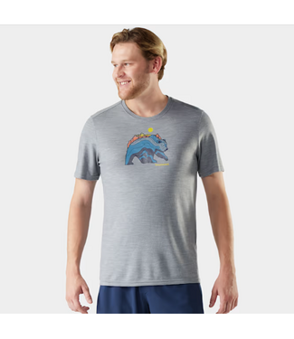 SMARTWOOL MEN'S SMARTWOOL BEAR STRATA ACTIVE SHORT SLEEVE GRAPHIC TEE