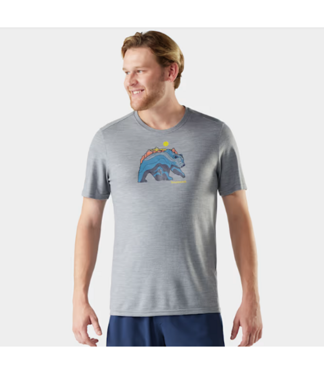 MEN'S SMARTWOOL BEAR STRATA ACTIVE SHORT SLEEVE GRAPHIC TEE