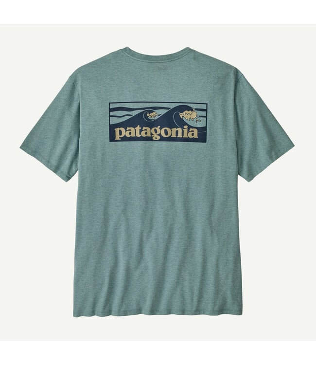 MEN'S PATAGONIA BOARDSHORT LOGO POCKET RESPONSIBILI-TEE