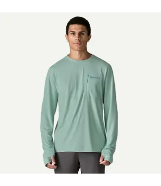 PATAGONIA MEN'S PATAGONIA CAPLIENE COOL SUN SHIRT- WATER PEOPLE BANNER