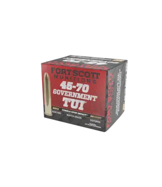 FORT SCOTT MUNITIONS FORT SCOTT MUNITION 45-70 TUI- 300GR SOLID COPPER AMMUNITION (20 ROUNDS)