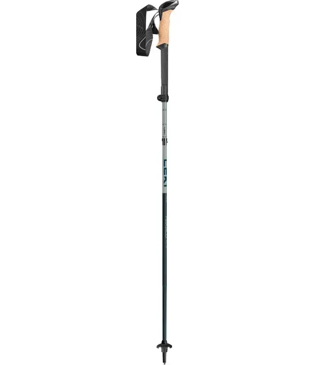 LEKI MAKALU CORK FX TA WALKING POLES DARK BLUE/GREEN 110-130 CM