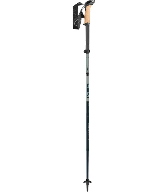 LEKI MAKALU CORK FX TA COMPACT WALKING POLES DARK BLUE/GREEN 100-120CM