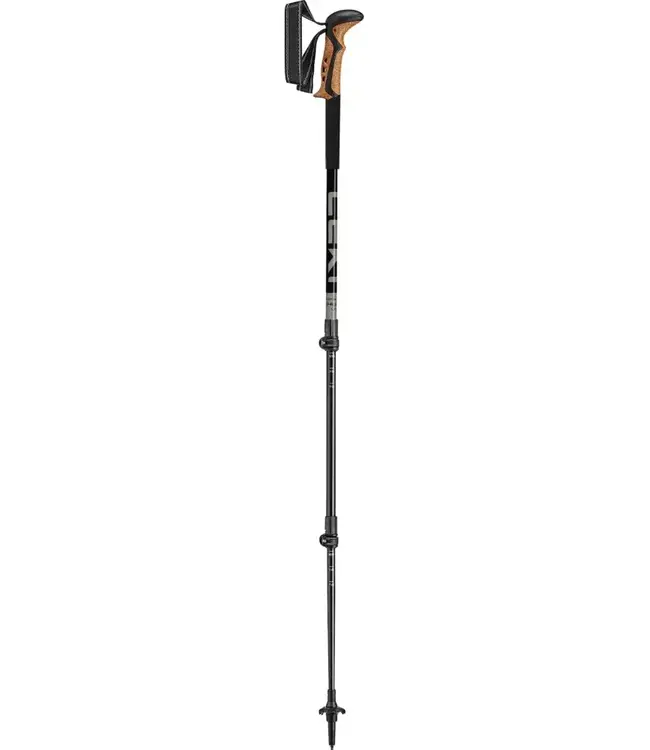 LEKI KHUMBU LITE COMPACT WALKING POLES BLACK/CLAY 90-125CM