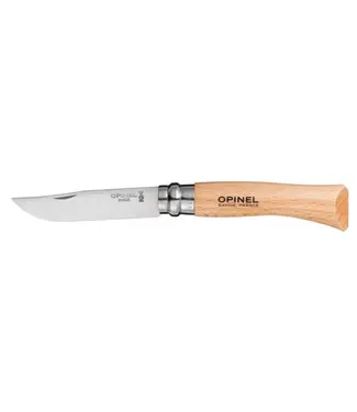 OPINEL OPINEL NO 7 NATURAL BEECH STAINLESS STEEL FOLDING KNIFE