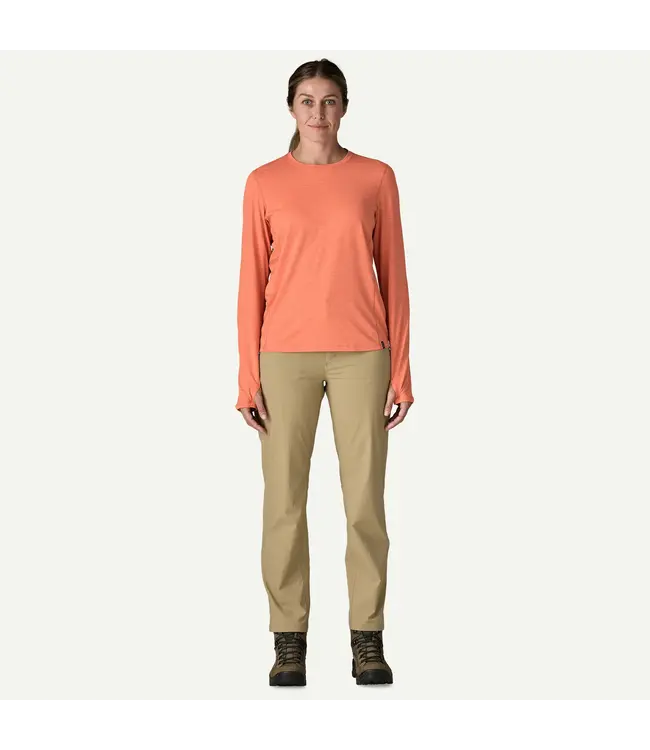 WOMEN'S PATAGONIA LONG SLEEVE CAPLIENE COOL SUN SHIRT