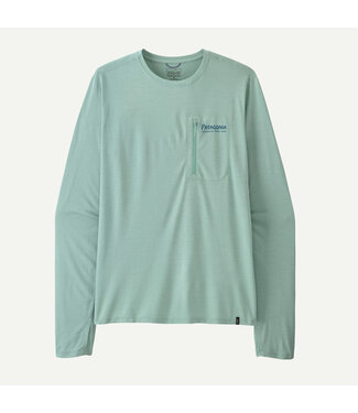PATAGONIA MEN'S PATAGONIA CAPLIENE COOL SUN SHIRT- WATER PEOPLE BANNER