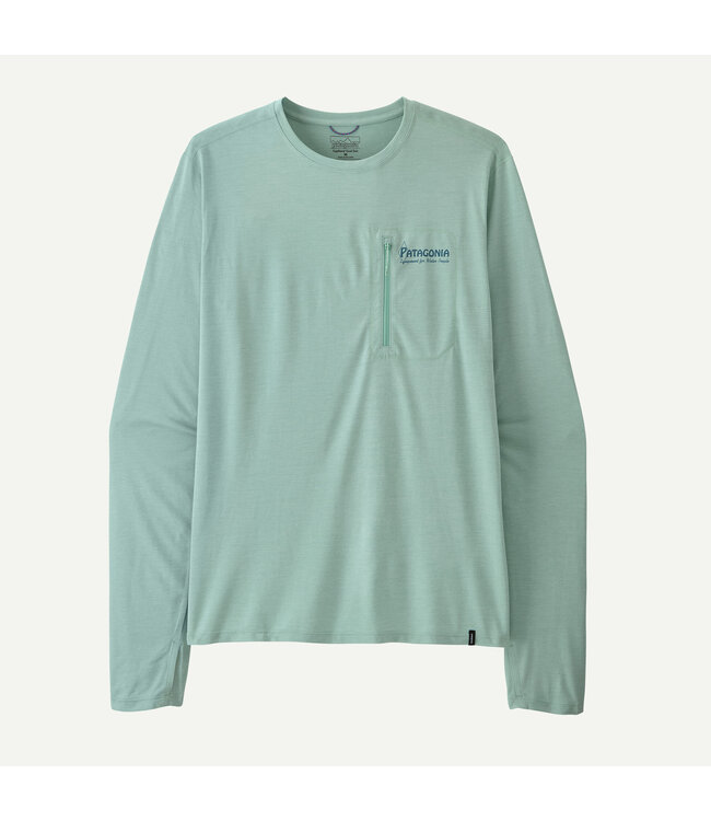 MEN'S PATAGONIA CAPLIENE COOL SUN SHIRT- WATER PEOPLE BANNER