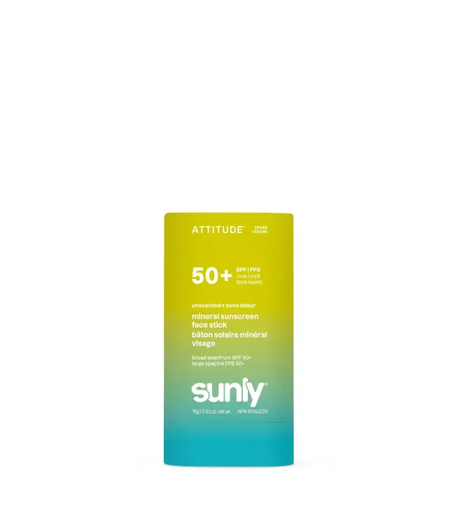 ATTITUDE FACE SUNSCREEN STICK - SPF 50 - UNSCENTED