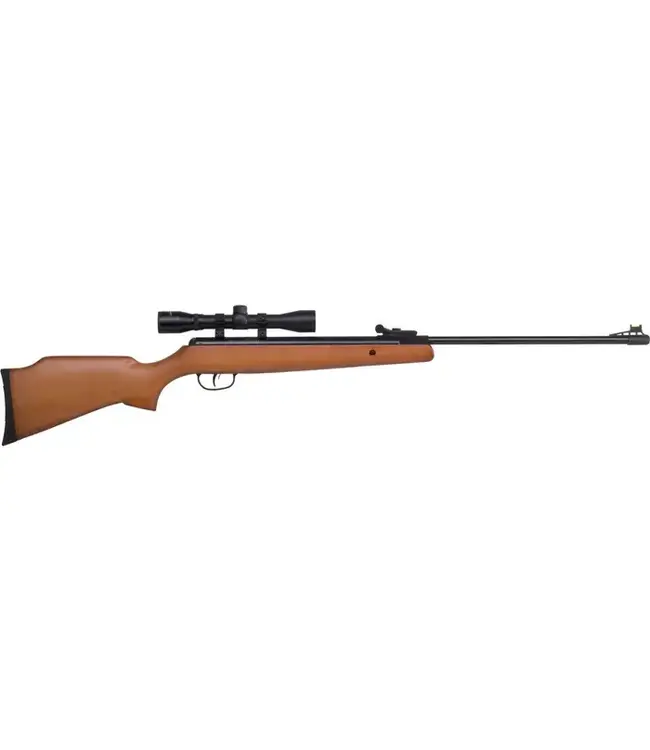 CROSMAN OPTIMUS BREAK BARREL AIR-RIFLE - .22 CAL - WOOD STOCK W/4X32MM SCOPE (950 FPS)