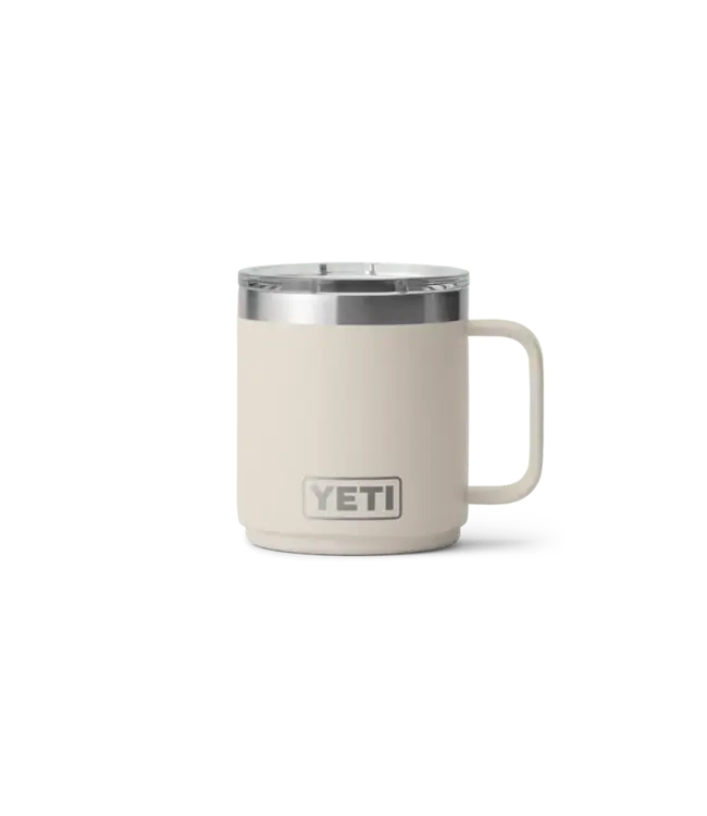 YETI RAMBLER CERAMIC LINED 10 OZ MUG W/MAGSLIDER LID CAPE TAUPE
