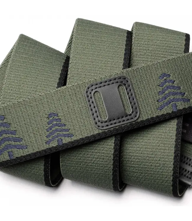 ARCADE BLACKWOOD STRETCH BELT IVY GREEN/BLACK
