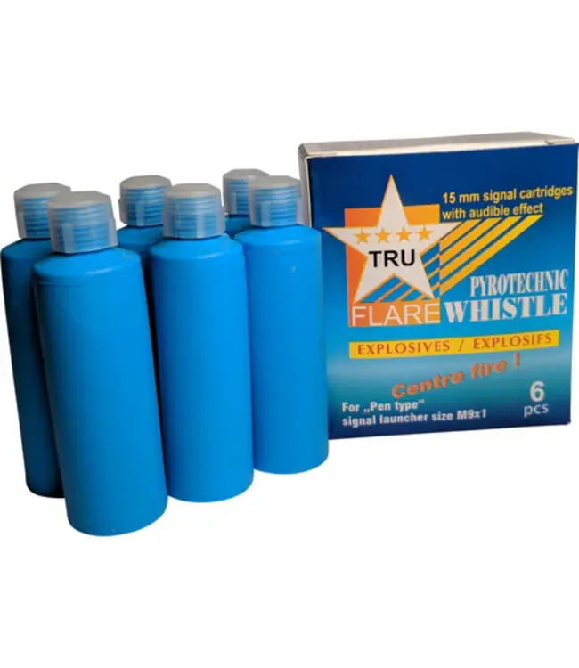 TRU FLARE WHISTLES (SCREAMERS) CENTERFIRE 6/BOX