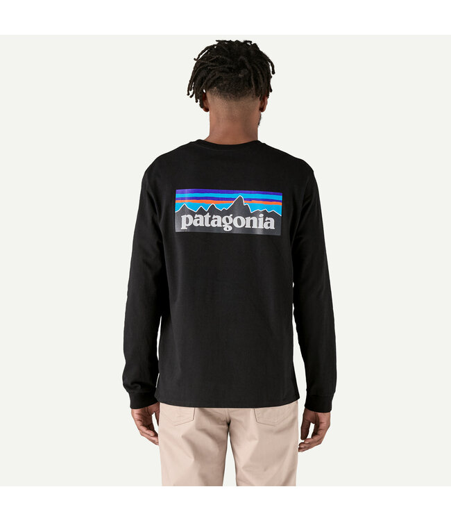 MEN'S PATAGONIA LONG SLEEVE P-6 LOGO RESPONSIBILI-TEE