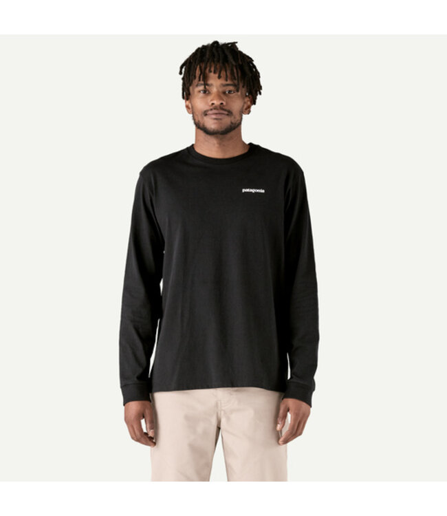 MEN'S PATAGONIA LONG SLEEVE P-6 LOGO RESPONSIBILI-TEE