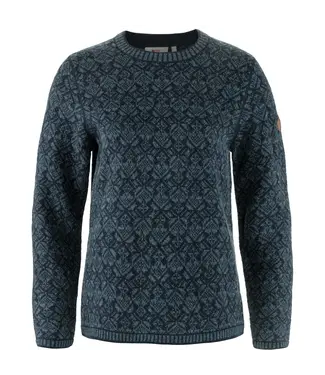 FJALLRAVEN WOMEN'S FJALLRAVEN SNOW ROUND NECK SWEATER