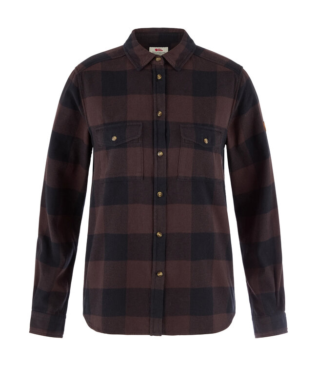 WOMEN'S FJALLRAVEN OVIK HEAVY FLANNEL SHIRT