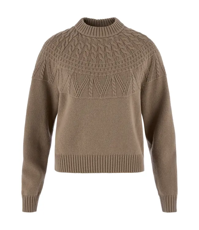 WOMEN'S FJALLRAVEN OVIK SOLID JACQUARD KNIT