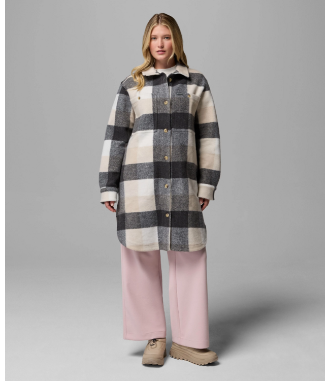 WOMEN'S COLUMBIA WILDEST VENTURE LONG FLEECE COAT