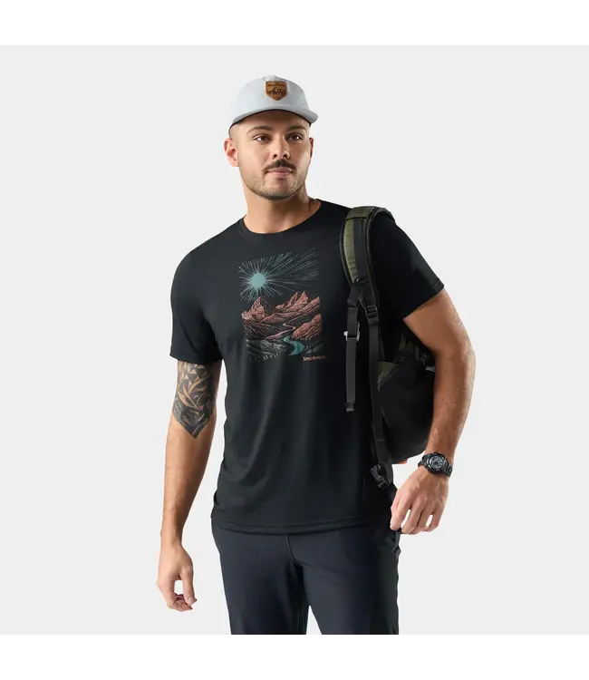 MEN'S SMARTWOOL WANDER VALLEY ACTIVE SHORT SLEEVE GRAPHIC TEE
