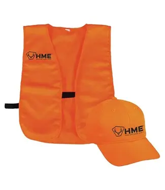 HME SAFETY VEST ORANGE W/HAT
