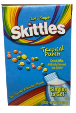 Skittles Single To Go Rainbow Tropical Punch 6 Sticks