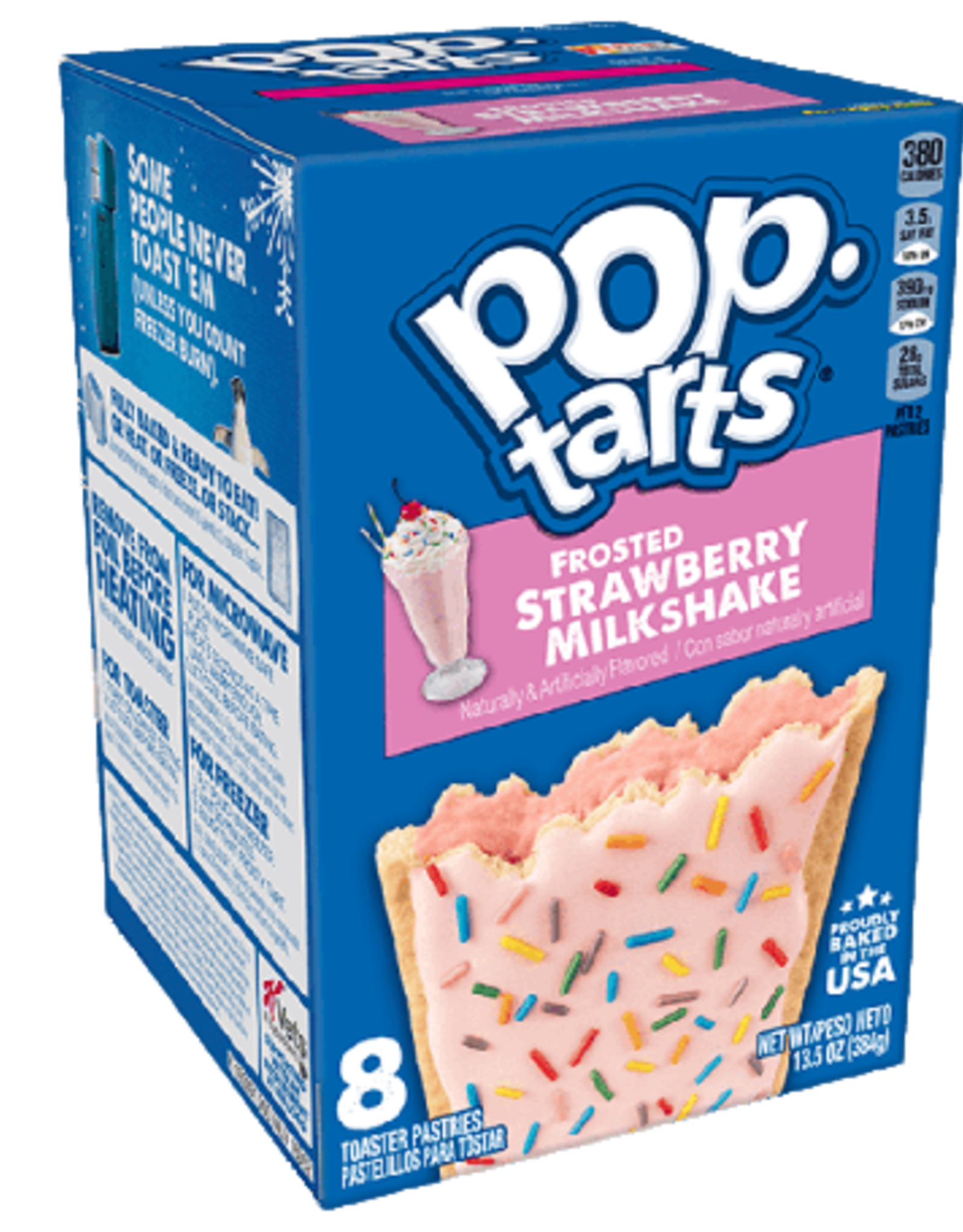 Pop Tarts Frosted Strawberry Milkshake (PACK DE 2)