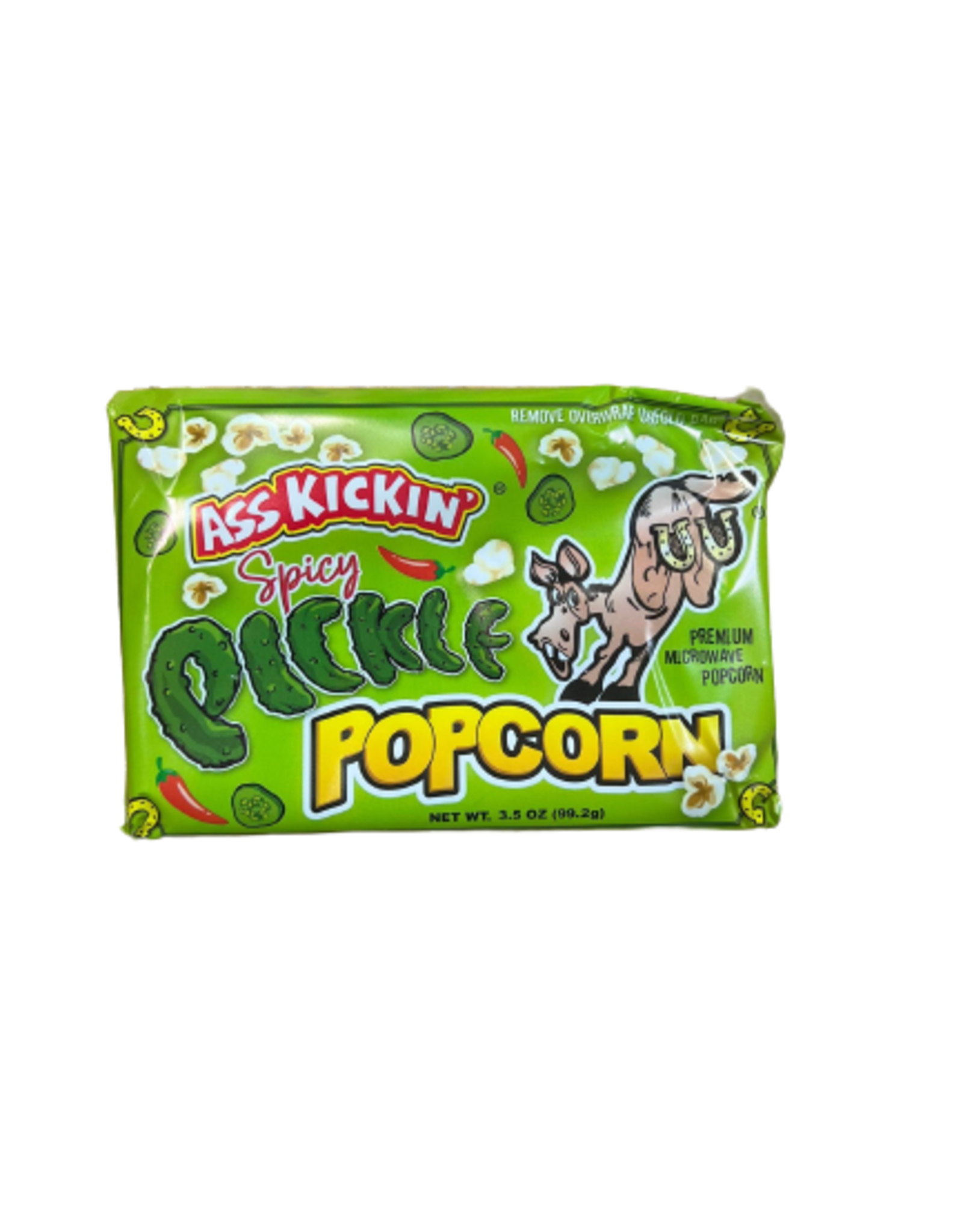Ass Kickin' Spicy Pickle popcorn