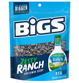 Bigs Sunflower Seeds Hidden Valley Zesty Ranch