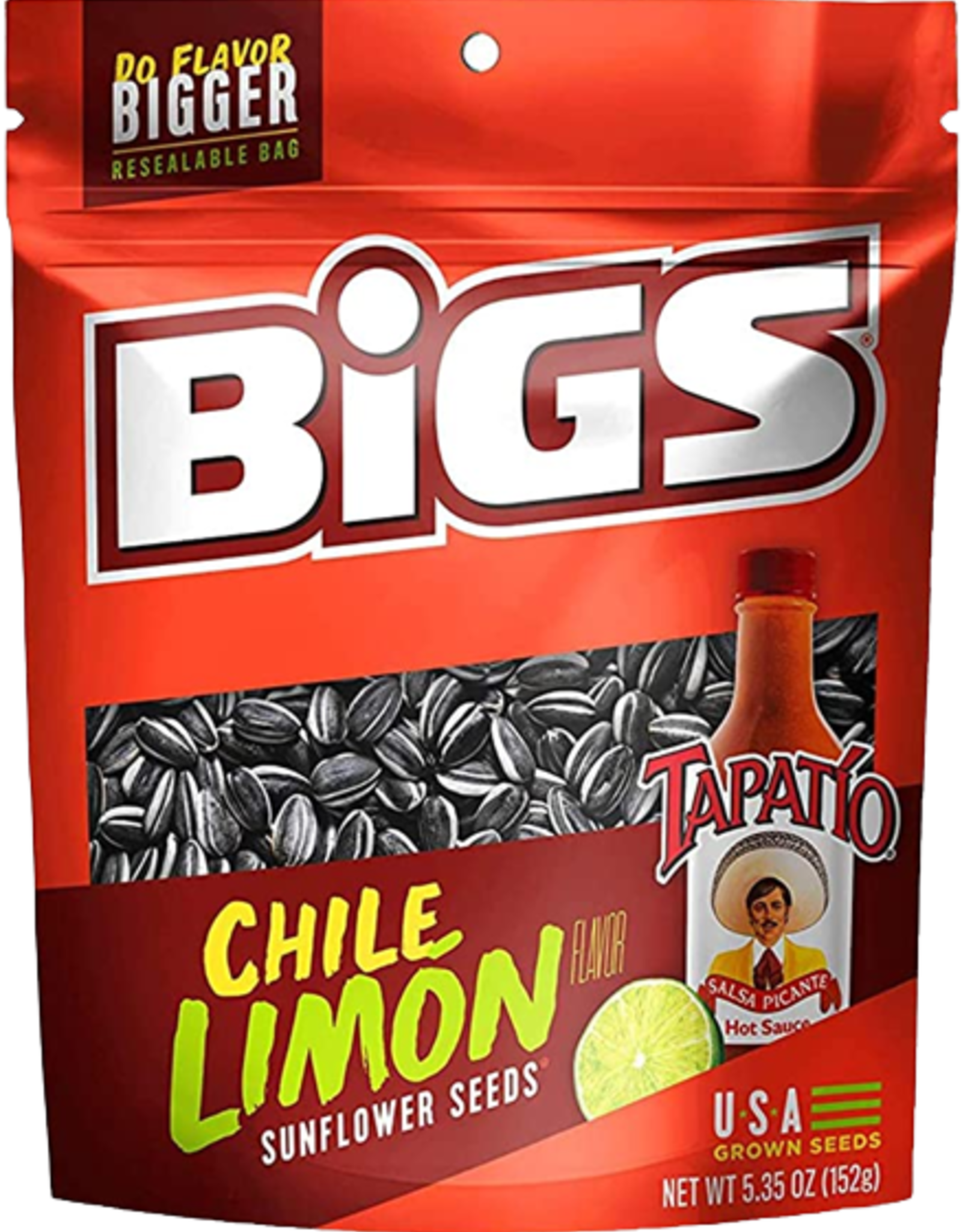 Bigs Sunflower Seeds Tapatio Chile Limon