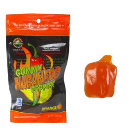 Gummy Habanero Pepper Orange