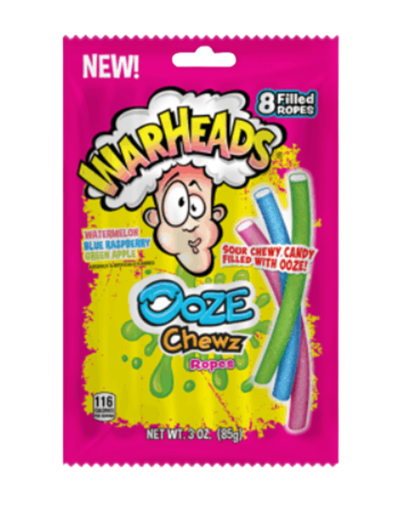 Warheads Ooze Chewz Ropes