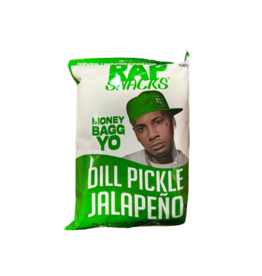Rap Snacks Money Bagg Yo Dill Pickle Jalapenos